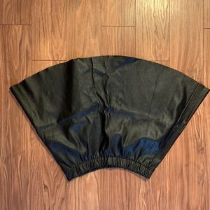 Leather skater skirt